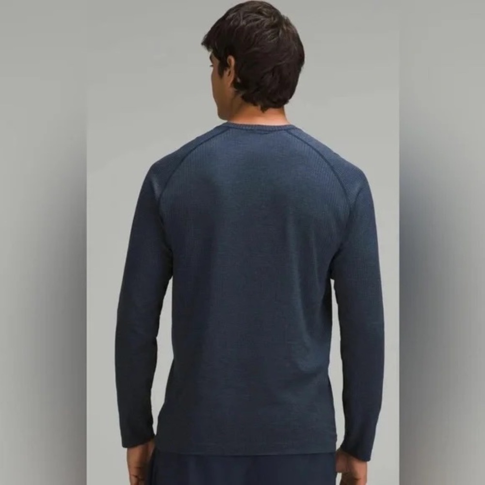 NWT LULULEMON METAL VENT TECH LONG SLEEVE - mineral blue true navy In S - Picture 5 of 9
